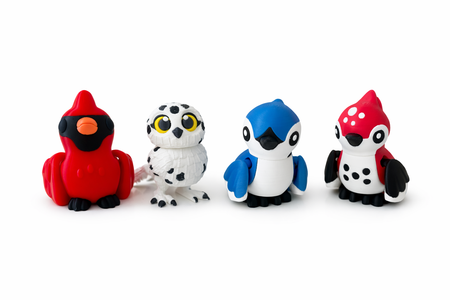 Mini Winter Birds - 3D Printed Friends