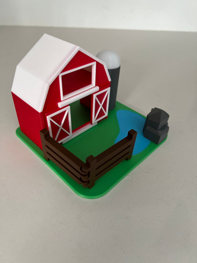 Barnyard Play Set Barnyard Play-Set Micro Habitat 3D Printed Habitat – Canadian Cutters