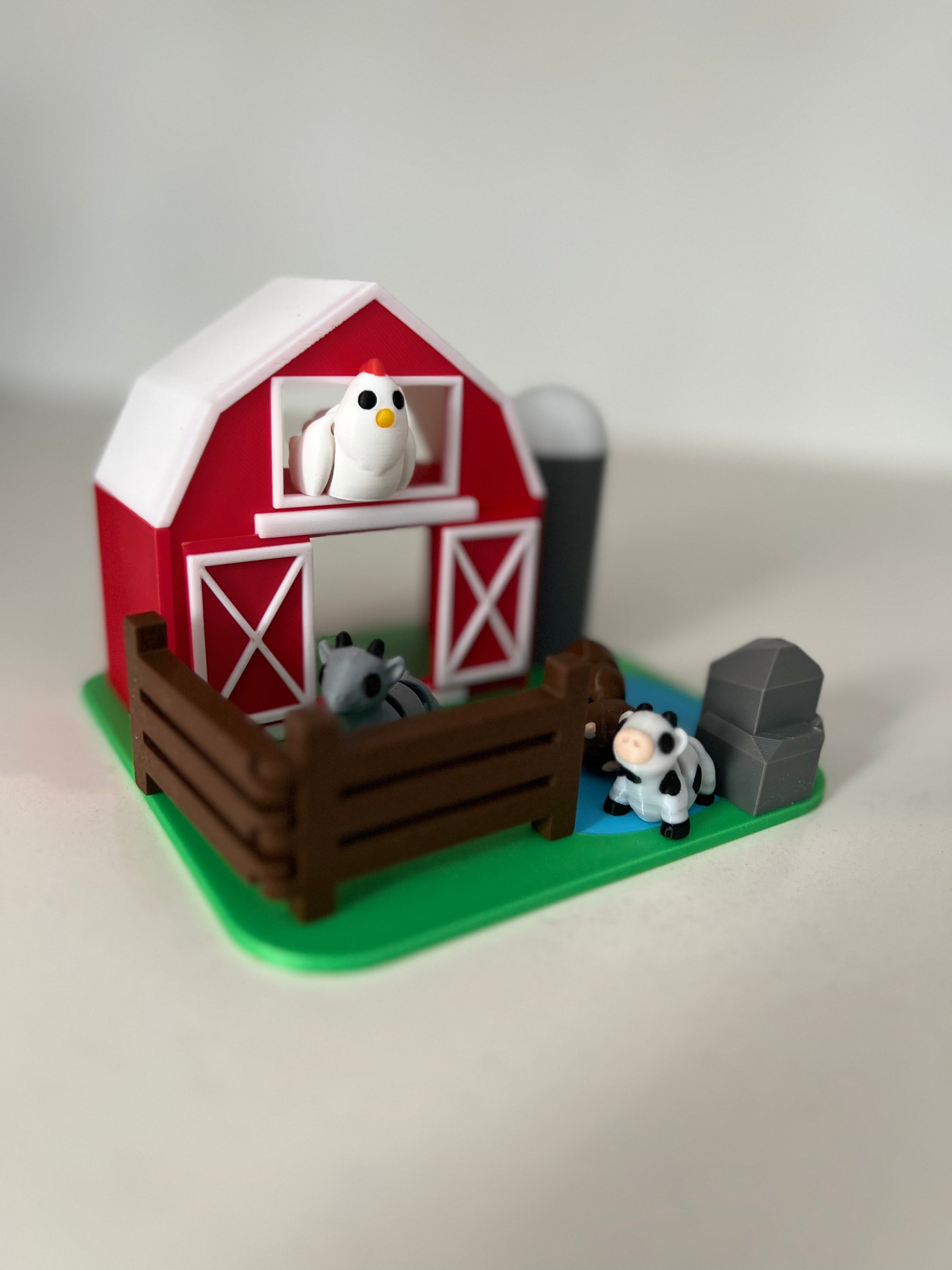 Barnyard Bundle - 3D Printed Farm with Farm Animals