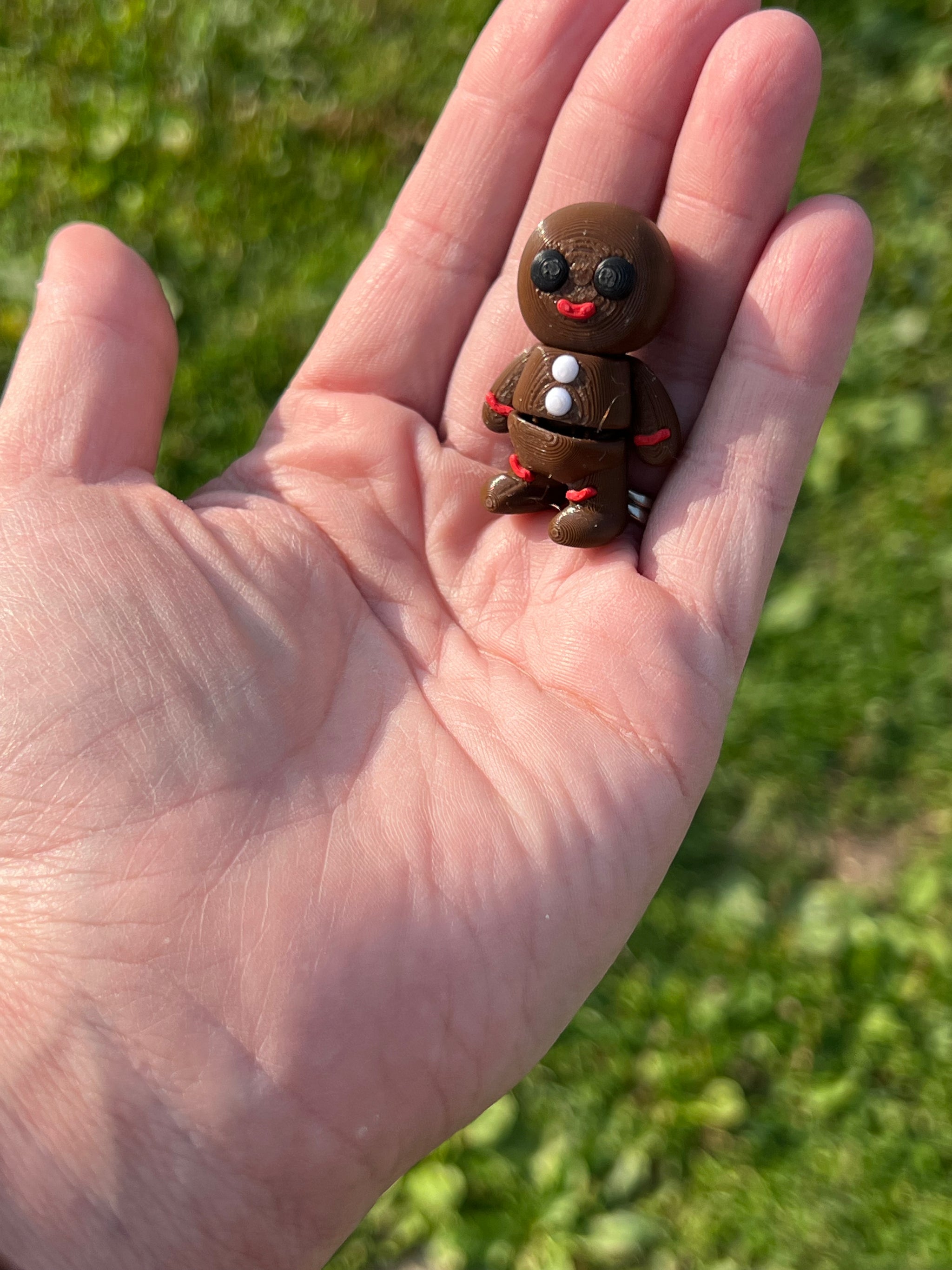 Gingerbread Person - 3D Printed Toy