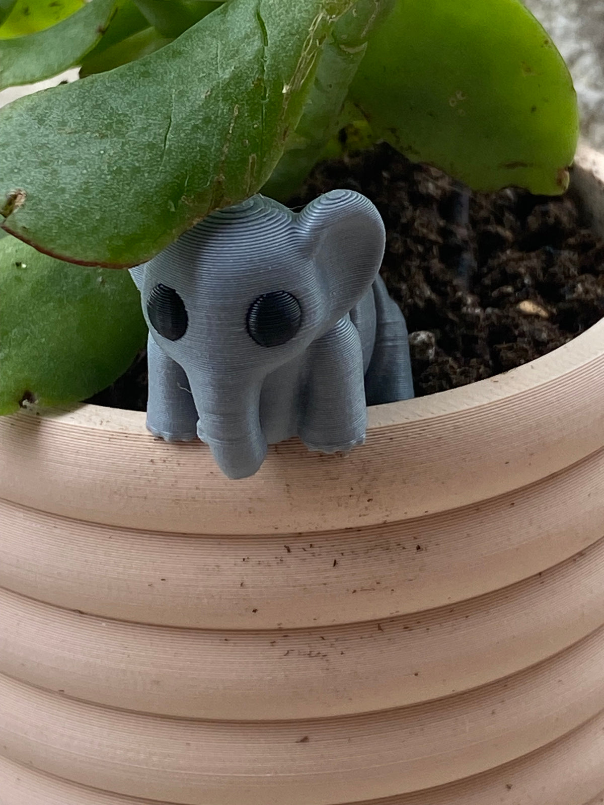 Micro Elephant Figurine