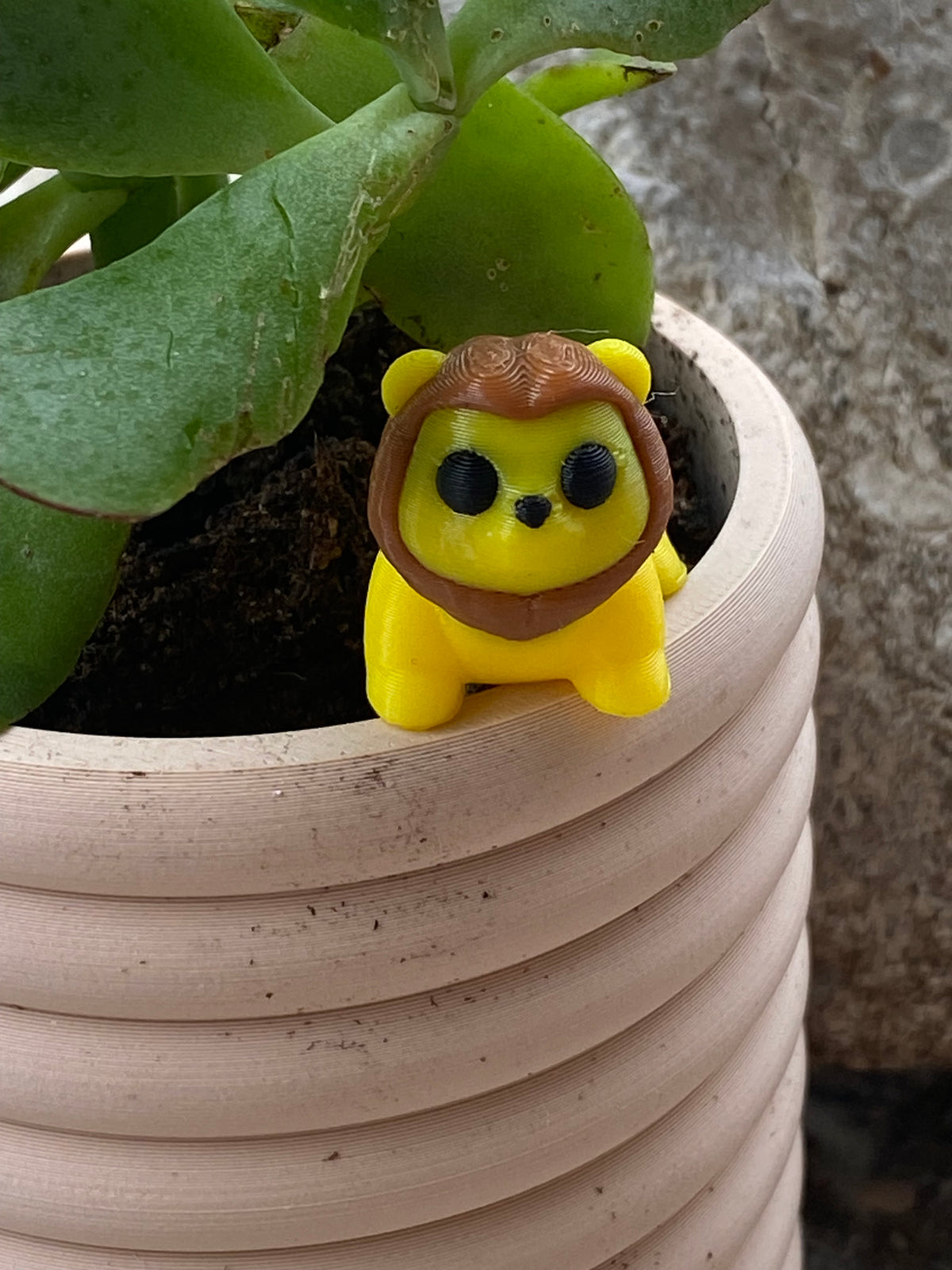 Micro Lion Figurine