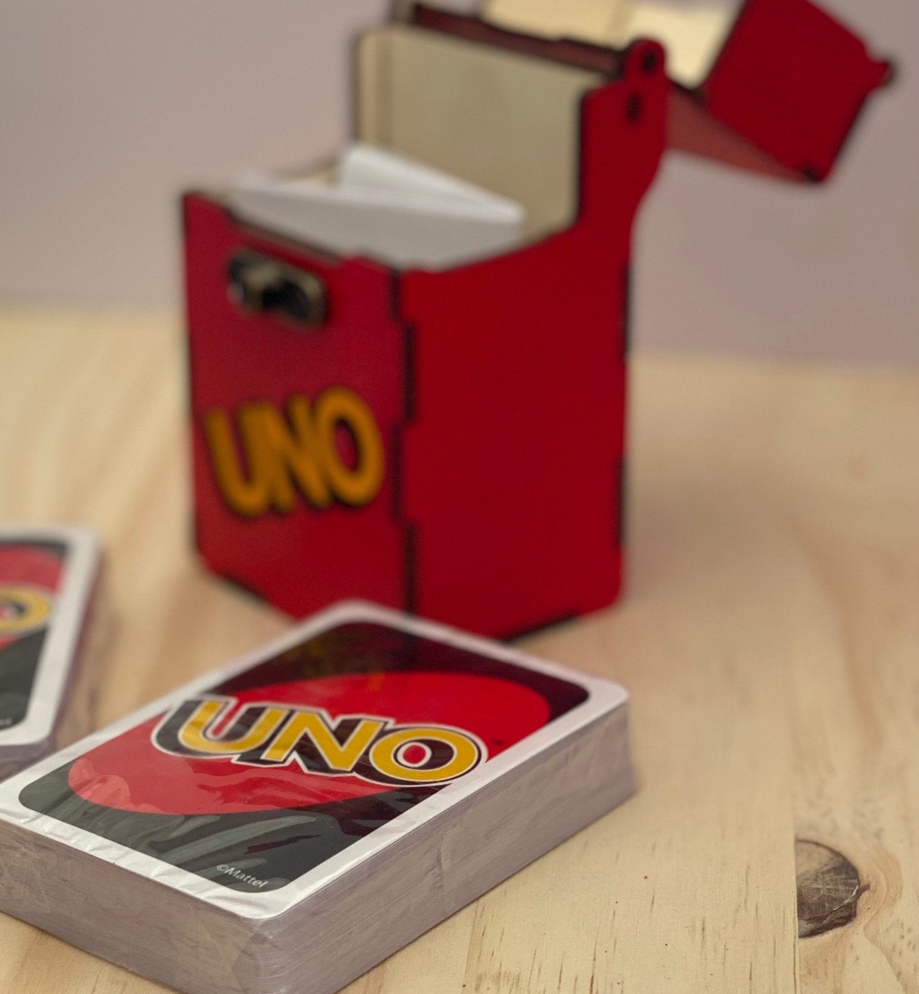 Family Game Night Card Box