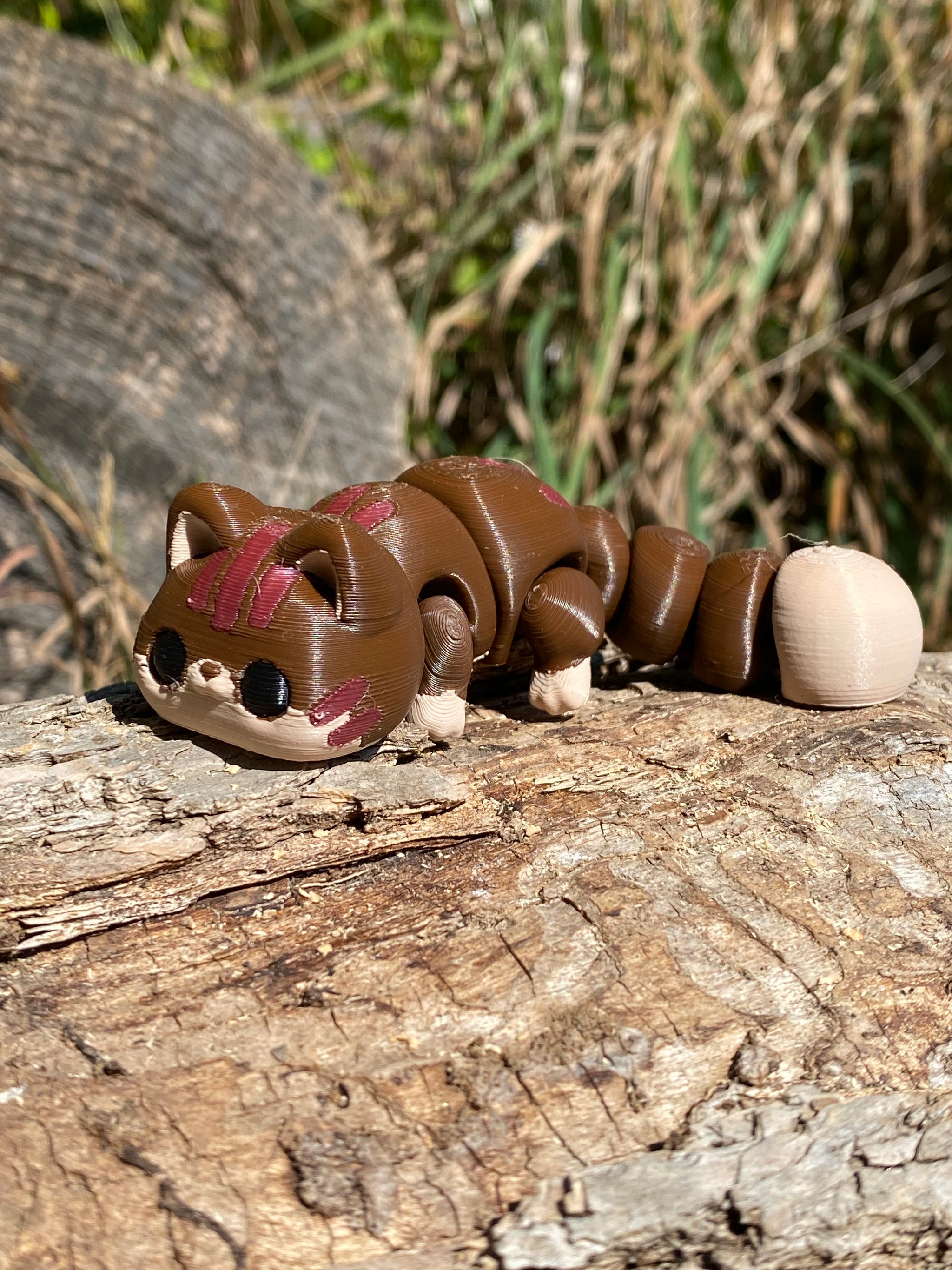 Cute Mini Calico Kitty 3D Printed Toy