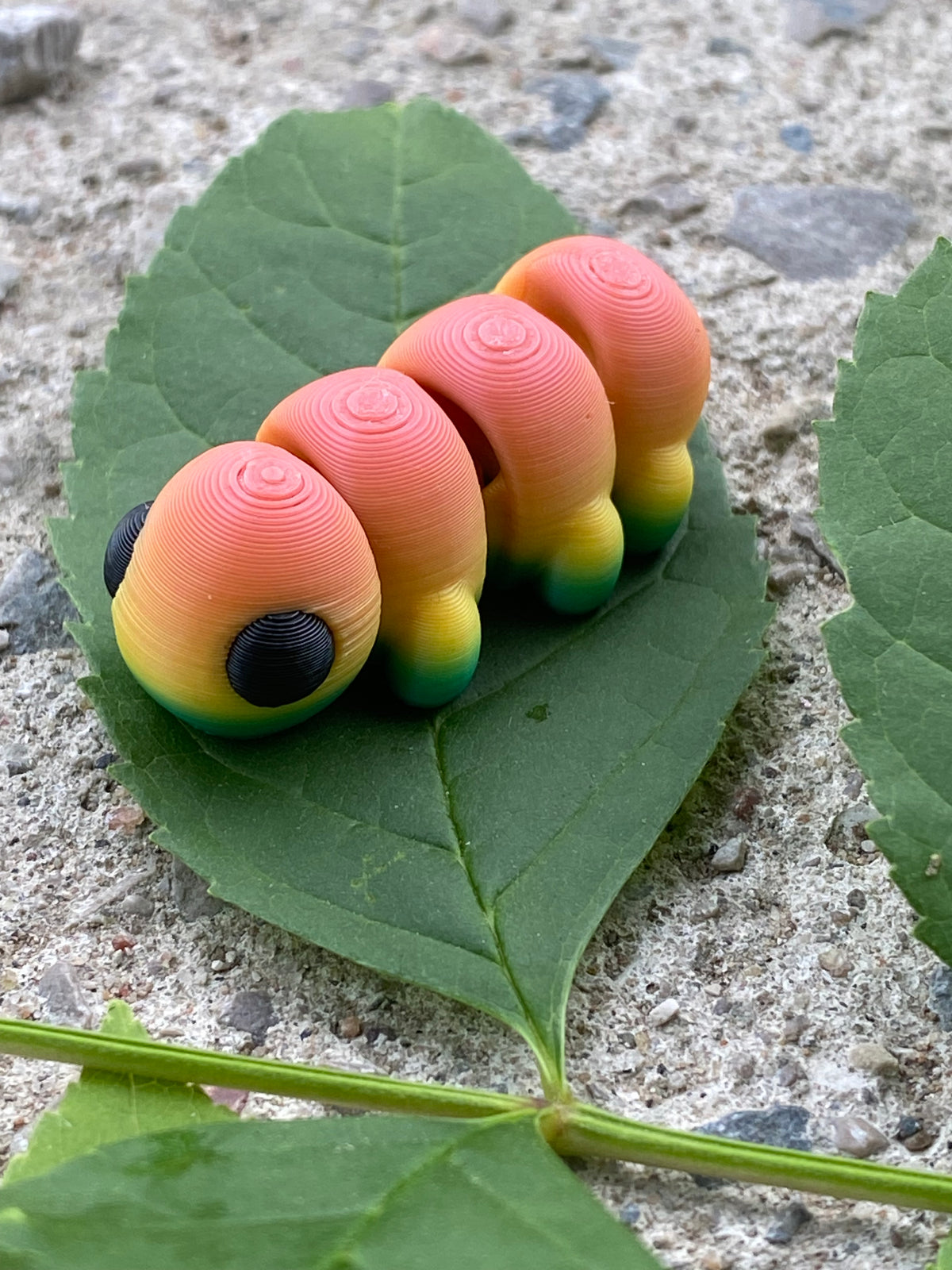 Micro Caterpillar Figurine