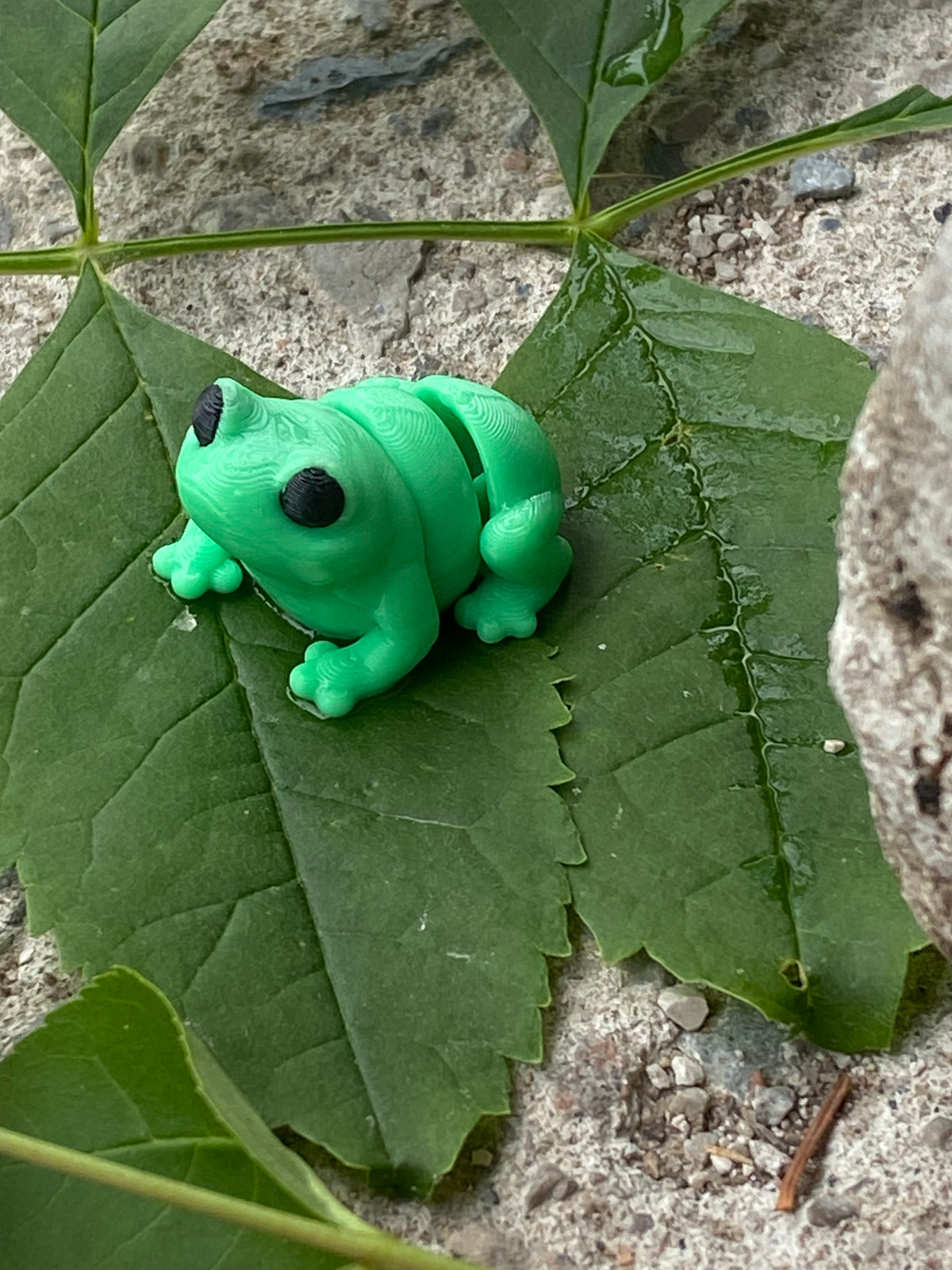 Micro Frog Figurine