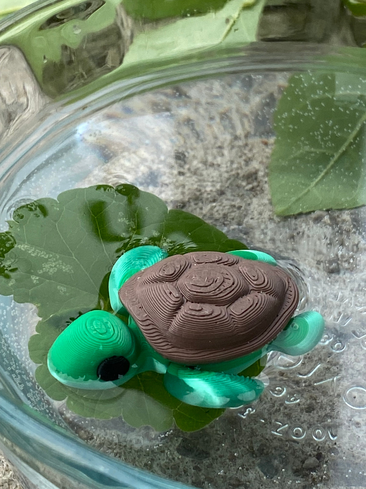 Micro Sea Turtle Figurine