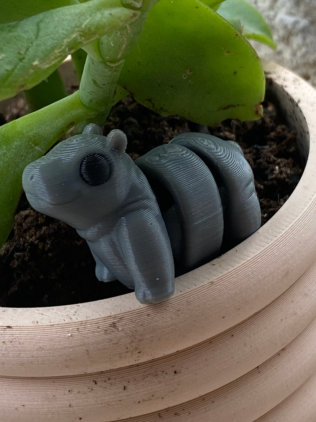 Micro Hippo Figurine
