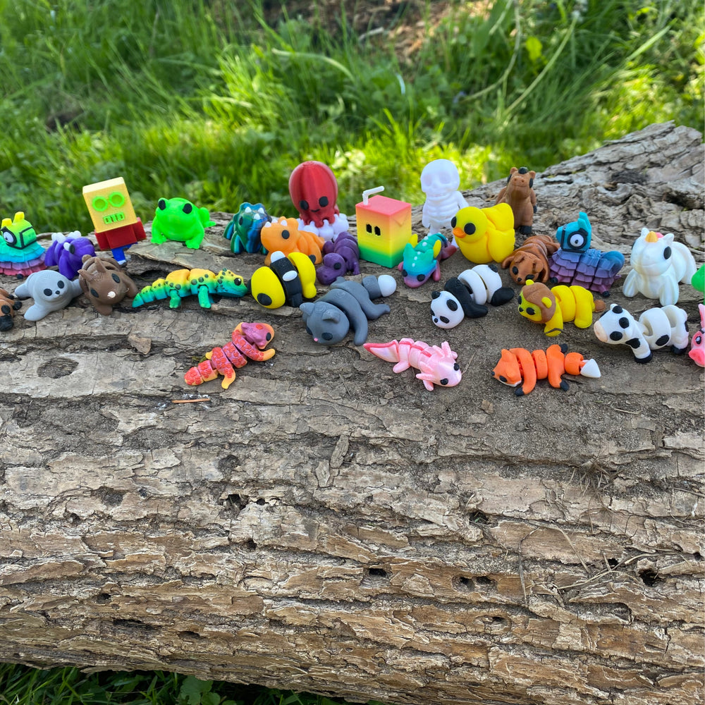 Assorted Micro-Mini 3D Printed Fidget Toys