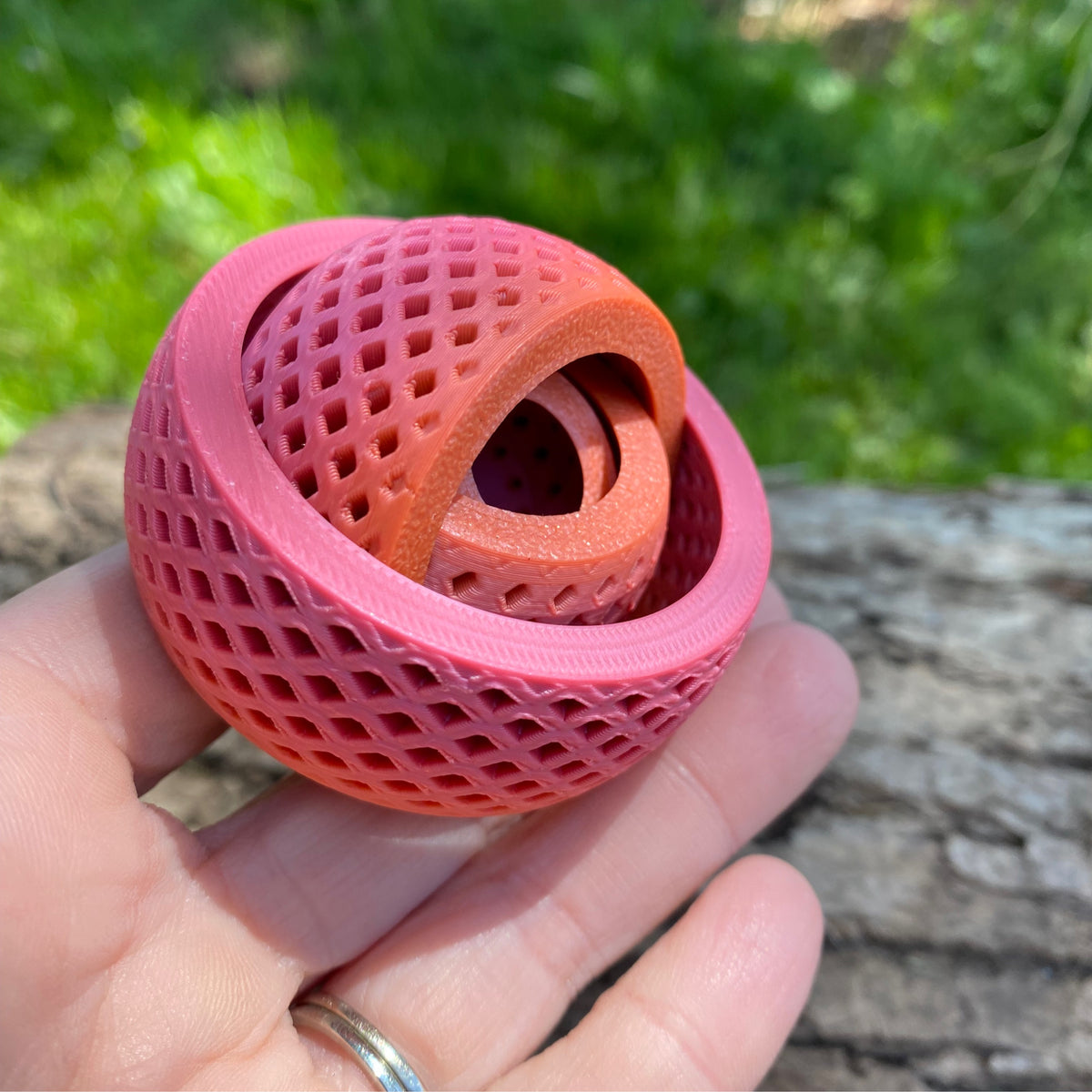 Gyro Sphere 3D Printed Fidget